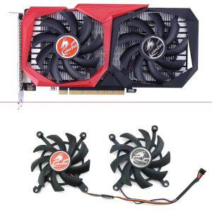 노트북 컴퓨터 PC 냉각팬 쿨링팬 쿨러 다채로운 GeForce RTX 2060 슈퍼 GTX 1660Ti 1650 1660 그래픽 카드