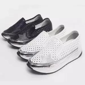 [오노마] ONM 여성 매쉬 통굽 별 슬립온 여름 키높이 편한 스니커즈