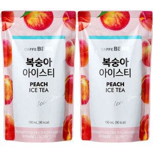 카페베네 복숭아아이스티 190ml x 30팩