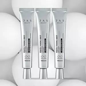 [쟈스][본사] 쟈스 화이트 토닝샷 코어 크림 40ml 3개(토닝샷/스피큘/기미/잡티/탄력/보습)