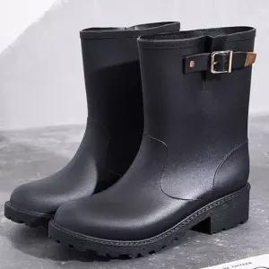 [오노마] ONM 여성 패션장화 버클 레인부츠 주방화 갯벌 농사