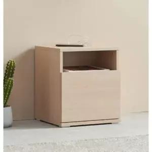 [자르파라]원룸 부모님방 편리한 USB 침대 협탁 400 (2색) 수납 탁자 인테리어 슬림 엔틱 미니