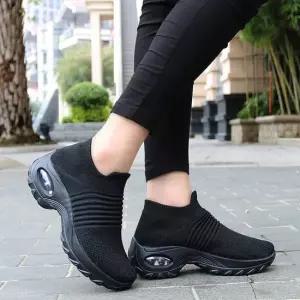 [오노마] ONM 여자 니트 삭스 운동화 워킹화 편한 슬립온 단화