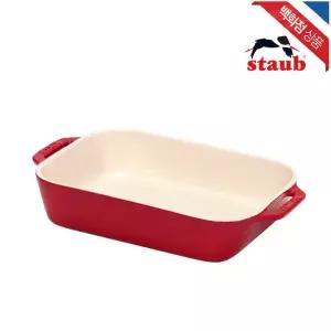 [롯데백화점]스타우브 세라믹 그라탕 디쉬 (대) 27x20cm 체리 (ST40510-809)