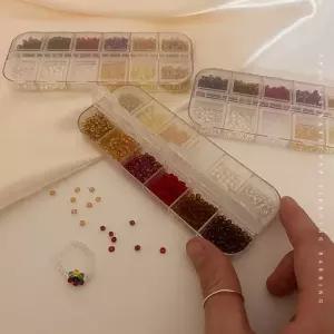 입문자용 초보 비즈 DIY 키트 팔찌만들기 세트 12color 비즈공예재료