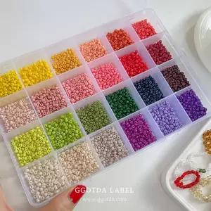 비즈 DIY 팔찌만들기 키트 비즈공예재료 24색 세트