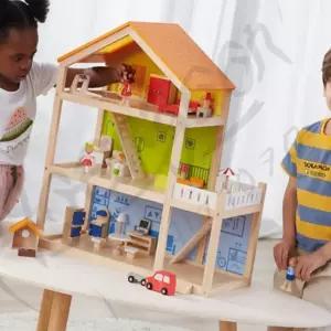 이안 3층 인형의집 어린이집 장난감 소꿉놀이 아기 원목 4살여아선물