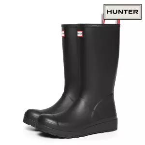 [헌터] 우먼스 플레이 톨 레인부츠 블랙 WFT2007RMA-BLK