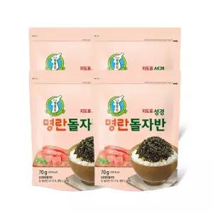 지도표성경김 매콤짭잘한 명란돌자반 70g 4봉