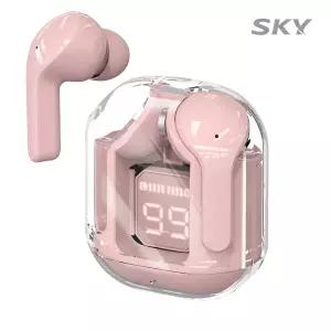 [무선BEST] 스카이 핏 퓨어 투명 LED 블루투스 5.4 무선 이어폰 IM-S31