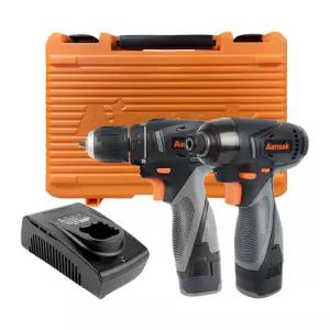 아임삭 AO414RM2 3G 충전드릴 임팩드릴 콤보세트 14.4V 2.0Ah 배터리 2개