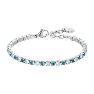 [롯데백화점]마션틴트(잡화) [루카바라] LUCA BARRA 이태리 스카이블루 크리스탈 여성팔찌 BK2636