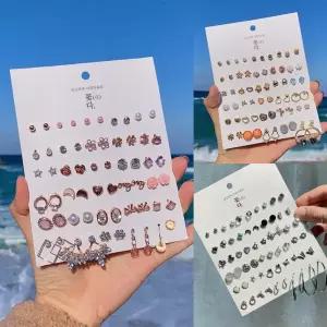 60개 귀걸이/귀걸이세트/귀걸이모음/귀걸이/30쌍 귀걸이