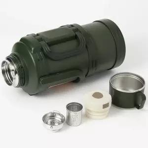 야외 스텐 대용량 보냉물통 4L 손잡이보온병 냉커피 피크닉