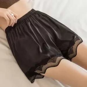 [오노마] ONM 실크 홈팬츠 속바지 밴딩 교복 홈웨어 치마 속바지