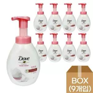 유니레버)도브 포밍 핸드워시(피치/본품/240ML)-박스(9개입)