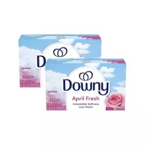 다우니 건조기시트  시트형섬유유연제  정전기방지 120매 2개
