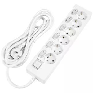 [홈365] 국산 개별멀티탭 6구 7m / 16A 멀티콘센트