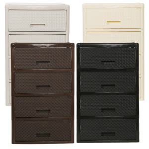 4536 4단 라탄 서랍장 플라스틱서랍장 수납장 사물함