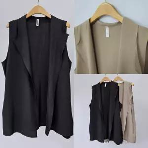 위쉬몰 BG 스톤Y스판자켓베스트(S265H406) 빅사이즈