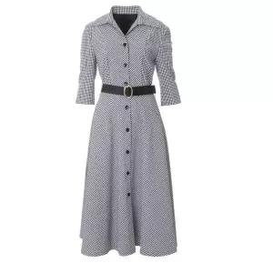 [롯데백화점]지고트 셔츠형 체크 원피스JP5E0OP063