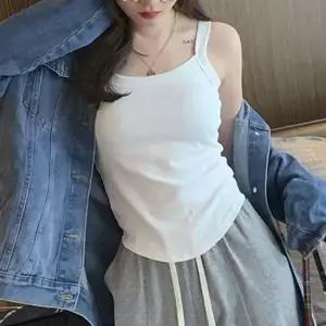 [오노마] ONM 무지 캡내장 나시 민소매티 이너티 슬림핏 데일리