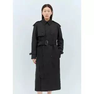 버버리 여성 롱 울 트렌치코트 bur0257011gry