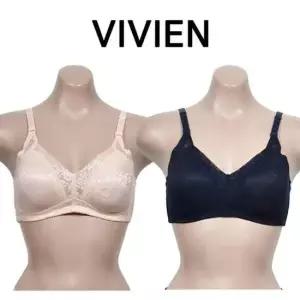 [오노마] ONM 비비안) 쟈가드 플라워 레이스 노와이어 A컵 브라