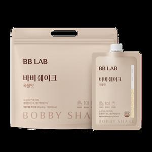 비비랩 바비쉐이크 곡물맛 7포 체중조절용 조제식품  한포 15g  단백질 고단백 식이섬유 비타민 미네랄