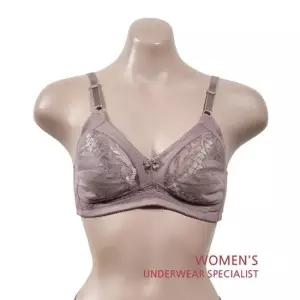 [오노마] ONM 노와이어 풀컵 노몰드 브라 시스루 레이스