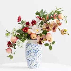 대형 호접란 조화 화병 고급스런 과일 set 60cm DIY) 인테리어 꽃 테이블 행사 장식 소품 꾸미기