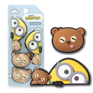 [유니버셜] 미니언즈 문콕방지 도어가드 빼꼼 밥앤팀 4P