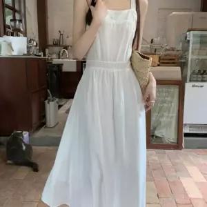 ONM 베이직 민소매 롱원피스 끈나시 얇은 시원한 허리밴딩