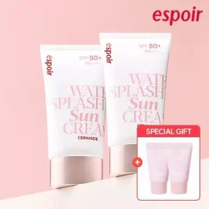 [에스쁘아] [2개] 워터 스플래쉬 선크림 세라마이드 기획세트