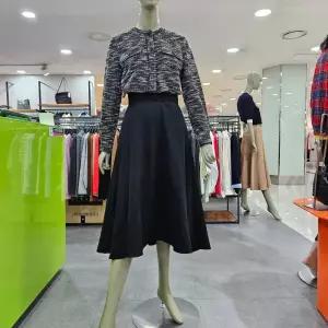 시슬리/애플아울렛/트렌디 트위드 투피스형 롱 원피스 SAOP31361