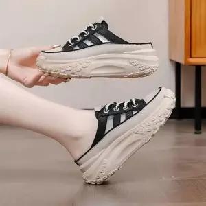 [오노마] ONM 캐주얼 여성 편한 통굽 키높이 뮬 스니커즈 운동화