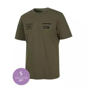 [하프클럽/험머]험머 남성 썸머 소로나 우븐 반팔 티셔츠 카키