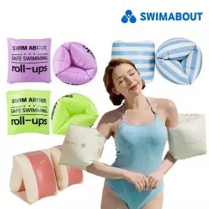 스윔어바웃 물놀이 스트라이프 롤업 암링 팔튜브 넥튜브