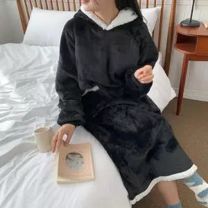 빅사이즈 410 극세사블랭킷담요원피스 DDKR241