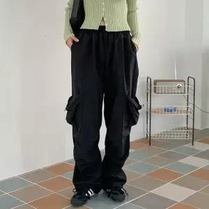 빅사이즈 410 라일론스트링핀턱팬츠 DGOS835