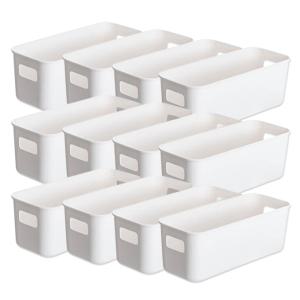 (5+5)27cm 심플 화이트 보관함