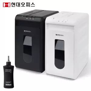 [현대오피스] 소형 문서세단기 PK-710CD + 오일 1회 7매 10L 카드,CD,스템플러 세단 저소음 서류파쇄기 종이세절기