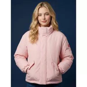 [아웃도어스/씨엔엔 어패럴]남녀공용 GBS 로고 컬러링 패딩재킷 라이트핑크_CA23GPD403LPK