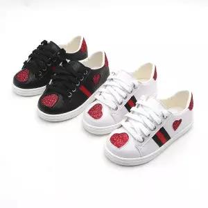 쁘띠 삼선하트운동화 170-230 아동 주니어 키즈 여아