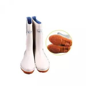 [오노마] ONM 여성 소프트 PVC 패션장화 - 백색 논슬립 레인부츠 여