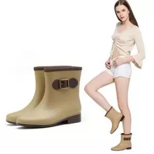 [오노마] ONM 장화 6컬러 여성 리본 벨티드 레인 부츠 장마철 방수