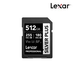 [렉사] 512GB SD SILVER PLUS V30 UHS-I 메모리 카드 캐논 소니 니콘 후지 카메라 호환