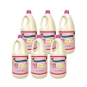 서연 향락스(2L)-6개 살균 표백제 배수관 화장실청소 곰팡이 섬유얼룩제거