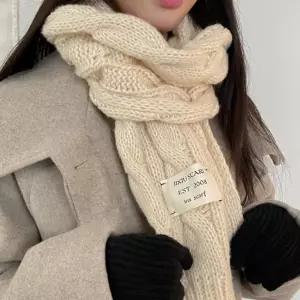 꽈배기 니트 머플러 3color 따뜻한 겨울 목도리 부드러운 트위스트 데일리 넥워머
