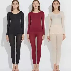 [오노마] ONM 여성 경량 슬림 보온 내복 상하의세트 성인내의